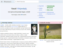 Tablet Screenshot of ltg.wikipedia.org
