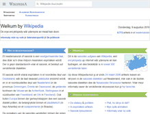 Tablet Screenshot of nds-nl.wikipedia.org