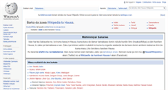 Desktop Screenshot of ha.wikipedia.org