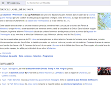 Tablet Screenshot of fr.m.wikipedia.org