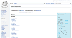 Desktop Screenshot of bi.wikipedia.org