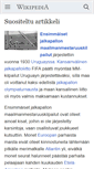 Mobile Screenshot of fi.wikipedia.org
