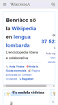 Mobile Screenshot of lmo.wikipedia.org