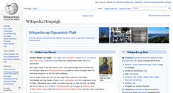 Desktop Screenshot of ksh.wikipedia.org