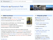 Tablet Screenshot of ksh.wikipedia.org