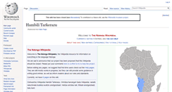 Desktop Screenshot of ng.wikipedia.org