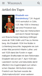 Mobile Screenshot of de.wikipedia.org