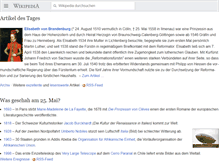 Tablet Screenshot of de.wikipedia.org