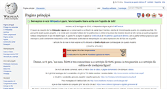 Desktop Screenshot of lij.wikipedia.org